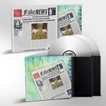 Fake News - 2 LP Bianco (Stupefacenti) - Vinile LP di Pinguini Tattici Nucleari