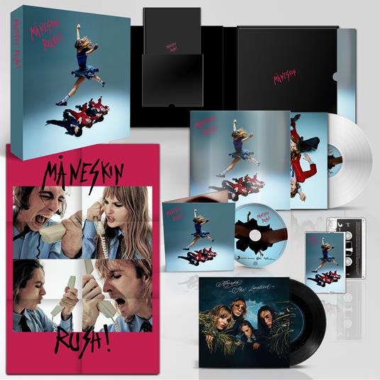 RUSH!_Special Boxset (Photobook + 7" Vinyl + Lp + Cd + Cassette + Poster) -  Måneskin - Vinile | Feltrinelli