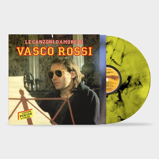 Le canzoni d'amore di Vasco Rossi (180 gr. Marbled Yellow-Black Numbered Vinyl) - Vinile LP di Vasco Rossi
