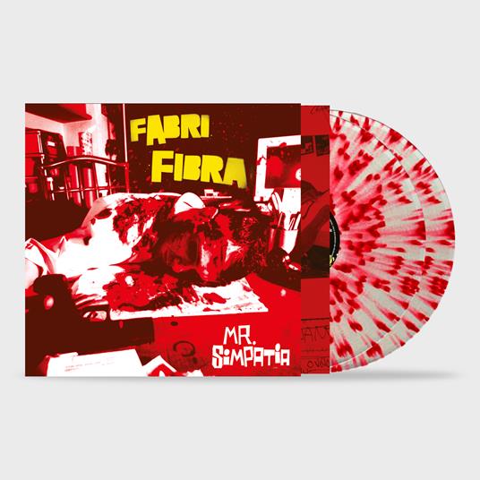 Mr. Simpatia - Edizione 20 Anni (2 LP Autografato e Numerato - Blood Splatter) - Vinile LP di Fabri Fibra