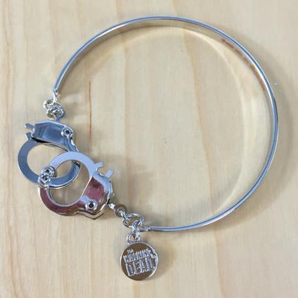 The Walking Dead Handcuffs Bracelet Rhodium