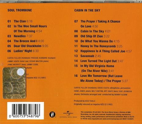 Soul Trombone - Cabin in the Sky - CD Audio di Curtis Fuller - 2