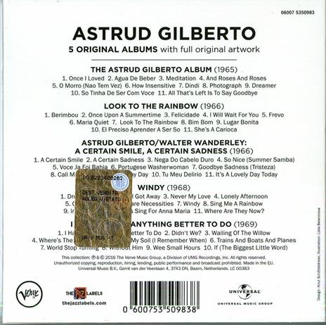 5 Original Albums - CD Audio di Astrud Gilberto - 2