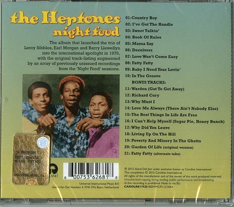 Night Food - CD Audio di Heptones - 2