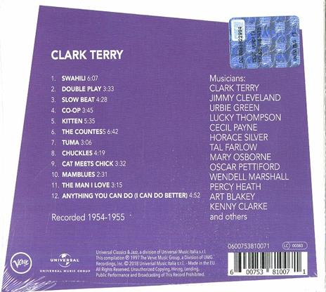 Clark Terry - CD Audio di Terry Clark - 2