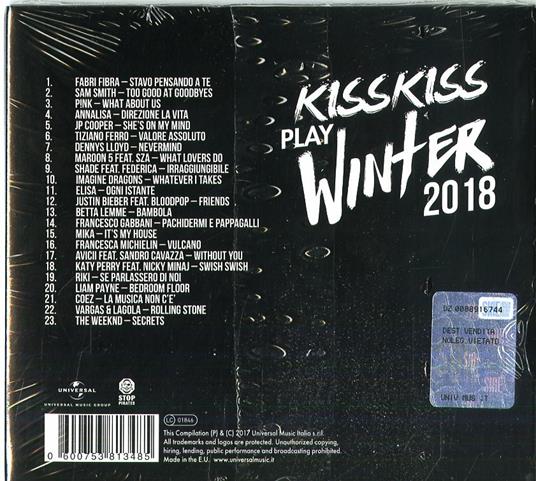 Kiss Kiss Play Winter 2017 - CD Audio - 2