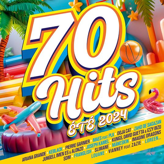 70 Hits Ete 2024 - CD Audio