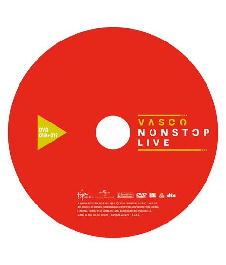 Vasco Nonstop Live 018+019 (DVD + Blu-ray) - Vasco Rossi - CD