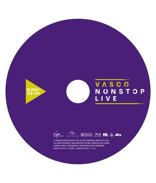 Vasco Nonstop Live 018+019 (DVD + Blu-ray) - Vasco Rossi - CD | Feltrinelli