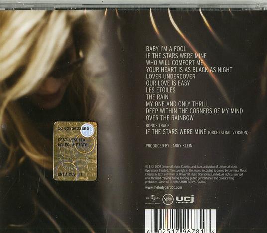 My One and Only Thrill - CD Audio di Melody Gardot - 2