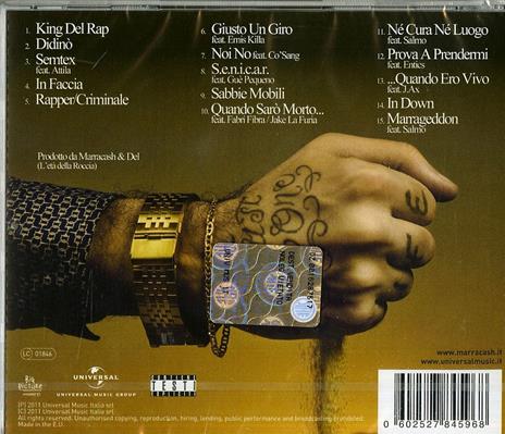 King del rap - CD Audio di Marracash - 2