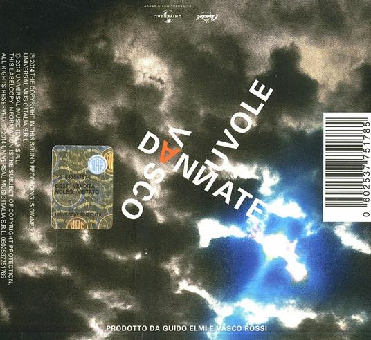 Dannate nuvole - Vasco Rossi - CD | Feltrinelli