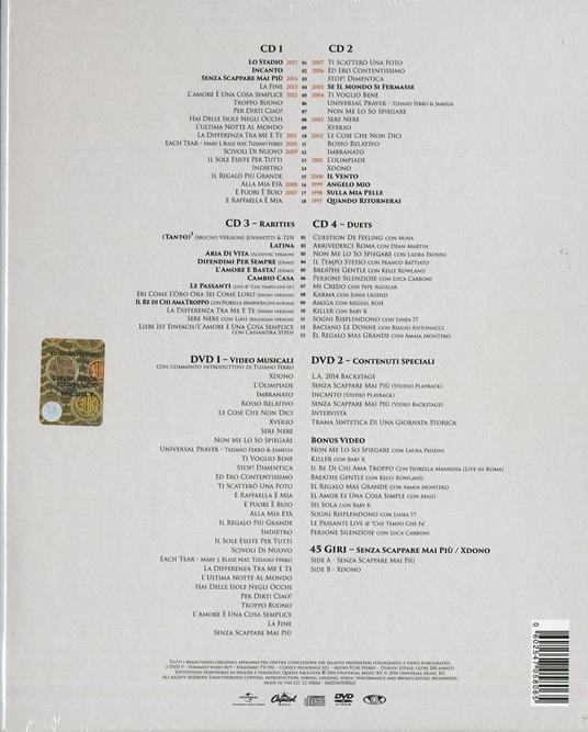 TZN. The Best of (Super Deluxe Edition) - Tiziano Ferro - CD | laFeltrinelli