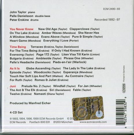 As it Was - CD Audio di John Taylor - 2