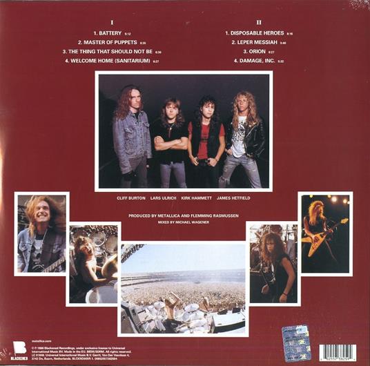 Master of Puppets (Remastered Edition) - Metallica - Vinile | Feltrinelli
