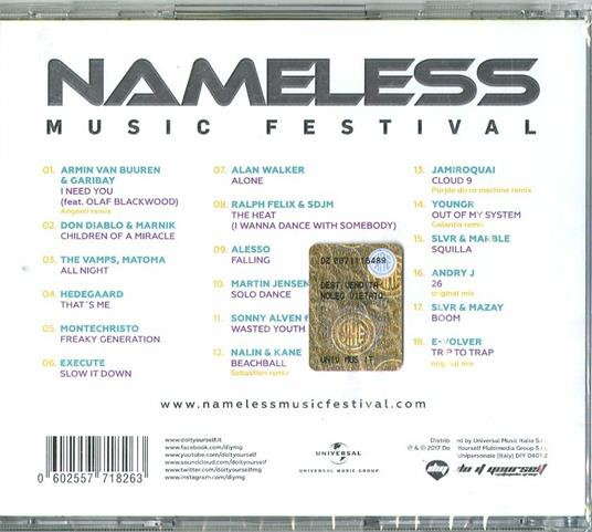 Nameless Festival - CD Audio - 2