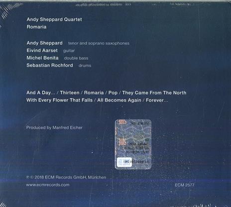 Romaria - CD Audio di Andy Sheppard - 2