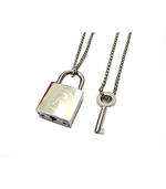 Pidak Shop - Necklace/Collana Padlock With Key/Lucchetto Con Chiave 6 Cm