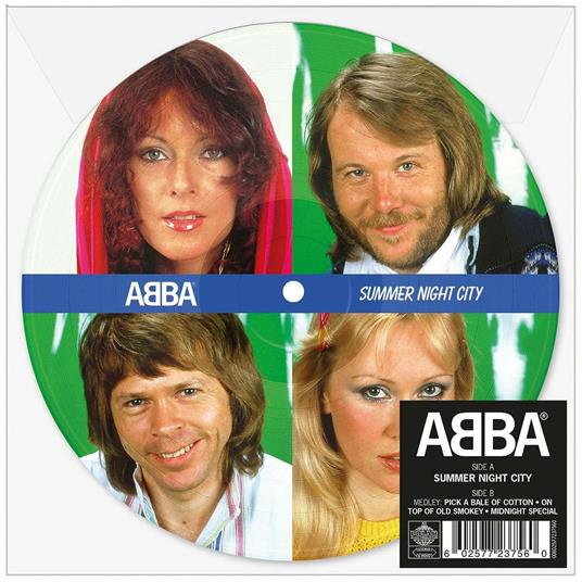 Summernight City (Picture Disc) - Vinile 7'' di ABBA