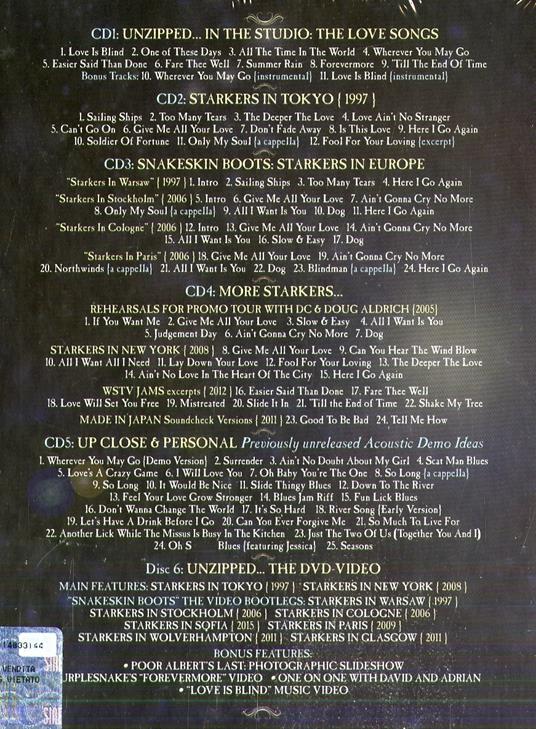 Unzipped (Super Deluxe Edition) - Whitesnake - CD | laFeltrinelli