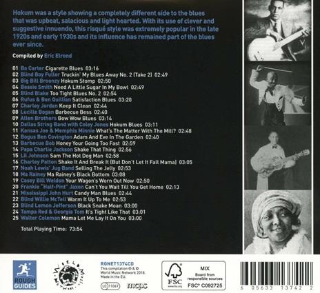 The Rough Guide to Hokum Blues (Digipack) - CD Audio - 2