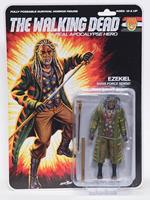 Mcfarlane The Walking Dead Shiva Force Sensei Ezekiel Bloody Action Figure New