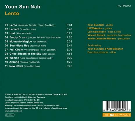 Lento - Youn Sun Nah - CD | Feltrinelli