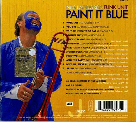 Paint it Blue - CD Audio di Nils Landgren - 2