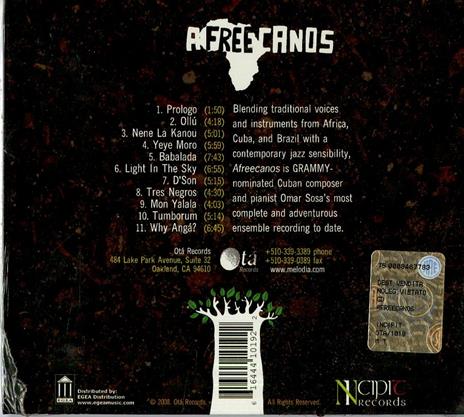 Afreecanos - CD Audio di Omar Sosa - 2