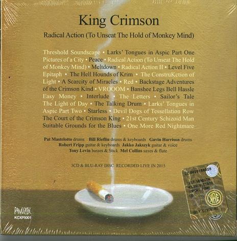 Radical Action to Unseat the Hold of Monkey Mind - CD Audio + Blu-ray di King Crimson - 2