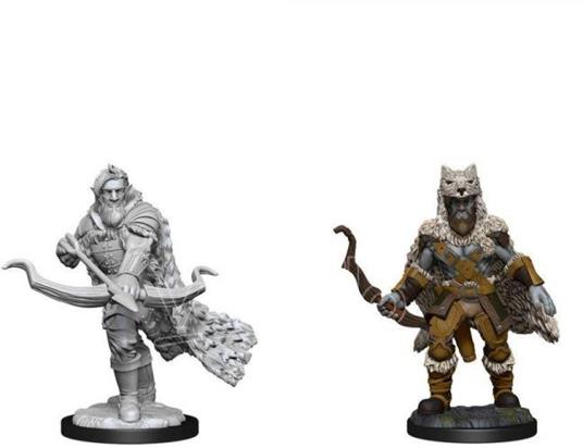 D&d Nolzur's Marvelous Miniatures Unpainted Miniatures Firbolg Ranger Male Case (6) Wizbambino - 2