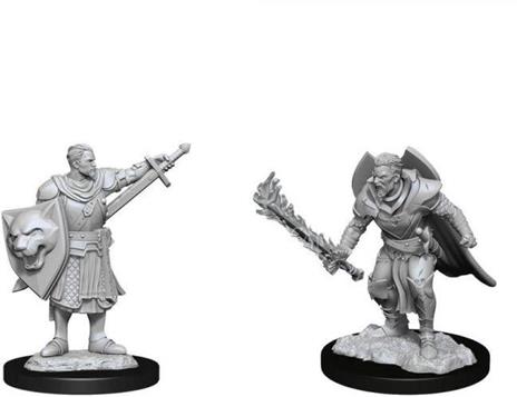 Pathfinder Battles Deep Cuts Unpainted Miniatures Human Champion Male Case (6) Wizbambino - 2