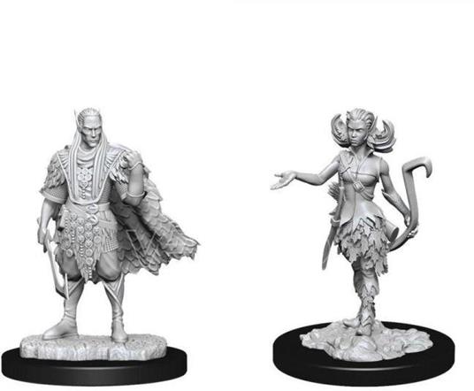 D&d Nolzur's Marvelous Miniatures Unpainted Miniatures Autumn Eladrin & Summer Eladrin Case (2) Wizbambino