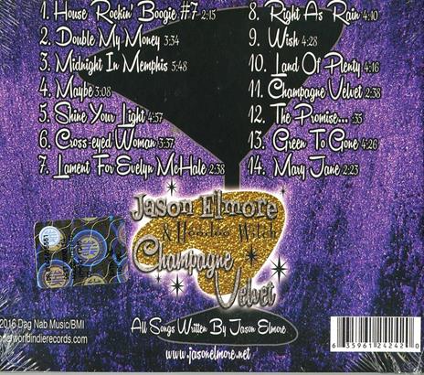 Champagne Velvet - CD Audio di Hoodoo Witch,Jason Elmore - 2