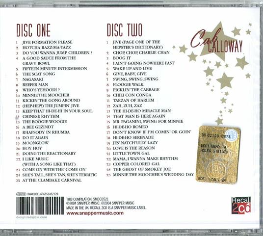 Jive Information Please - CD Audio di Cab Calloway - 2