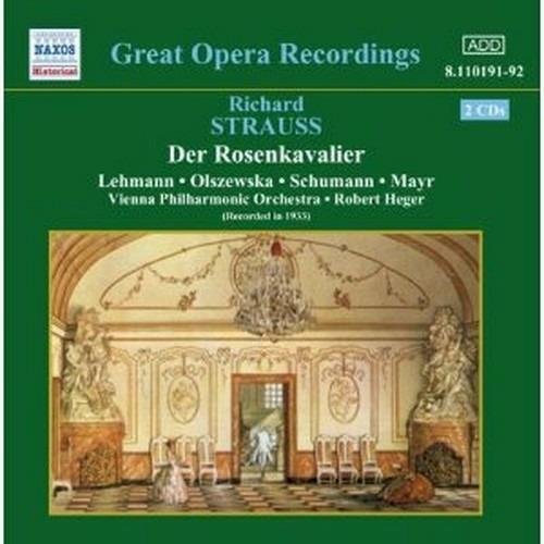 Il cavaliere della rosa (Der Rosenkavalier) - CD Audio di Richard Strauss,Wiener Philharmoniker,Robert Heger