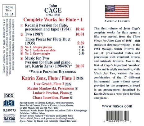 Opere per flauto vol.1 (Integrale) - CD Audio di John Cage - 2