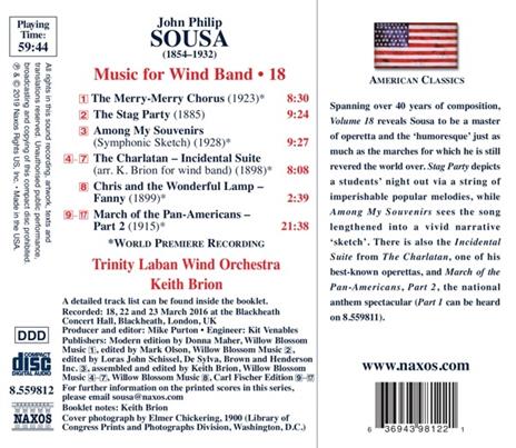 Musica completa per orchestra di fiati - CD Audio di John Philip Sousa - 2