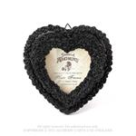 Shades: Small Black Rose Heart Photo Frame