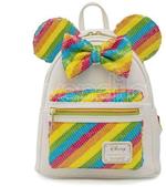 Disney By Loungefly Zaino Sequin Arcobaleno Minnie Loungefly