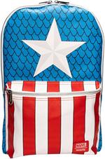 Loungefly Marvel Captain America Zaino Con Spilla 45cm Loungefly