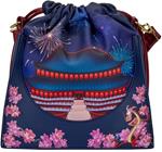 Disney By Loungefly Crossbody Bag Mulan Castle Cinch Sack Loungefly