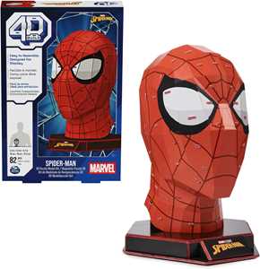 Giocattolo PUZZLE 4D Marvel Maschera di Spiderman Spin Master