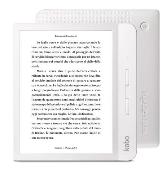 Kobo Libra Ereader Bianco 7"" EPD Carta - 4