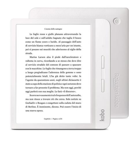 Kobo Libra Ereader Bianco 7"" EPD Carta - 3