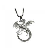 Collana con Dragone Scheletrico in Volo Brunito - Pidak Shop