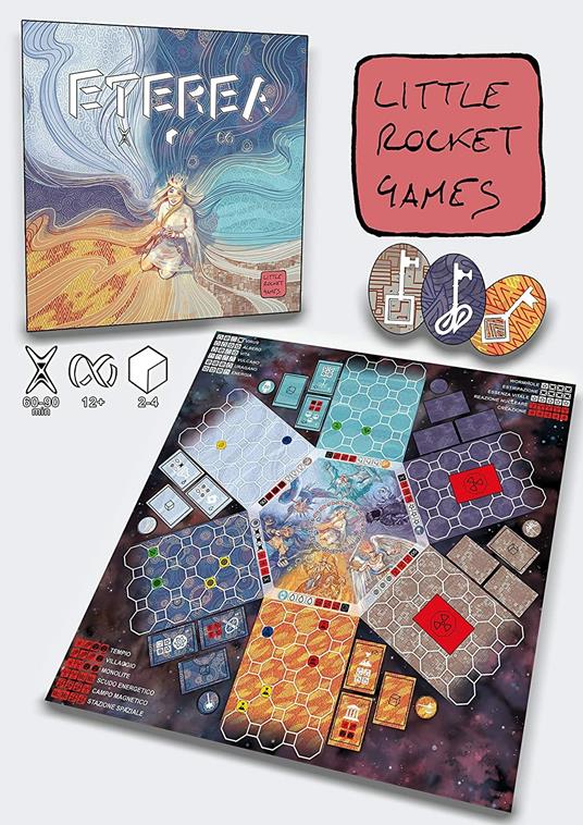 Eterea. Gioco da tavolo - Little Rocket Games - Giochi di ruolo e strategia  - Giocattoli | Feltrinelli