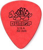 Dunlop: 418P.50 Plettri in Tortex, Spessore da 0.5 mm, Rosso (Pack 12 Pz.)