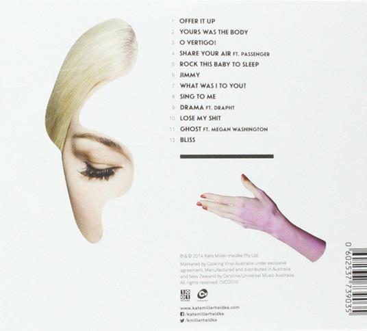 O Vertigo! - CD Audio di Kate Miller-Heidke - 2