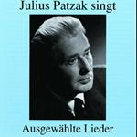 Julius Patzak singt Ausgewahlte Lieder